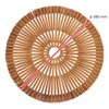 Westmark Bamboo Placemat Handmade Round Diameter 38 cm Bamboo Saleen