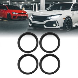 X AUTOHAUX Car Hub Centric Rings Wheel Bore Center 67.1 to 57.1mm - 4pcs Black Plastic