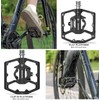 GEWAGE Mountain Bike Pedals- Dual Function Bicycle Flat Pedals and