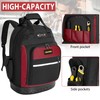 OUUTMEE Tool Backpack, Work Tool Bag with Multi-Use Pockets