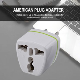 Plug Converter | International 50/60hz UK Travel Plug Adapter 110-250v,Safe Plug Adapter to Europe, Small European Adapter Plug Converter for Spain, France, Germany Buniq