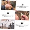 BIUDECO 1set Outdoor Camping Clothesline Strap Portable Multi-Function Drying Rope