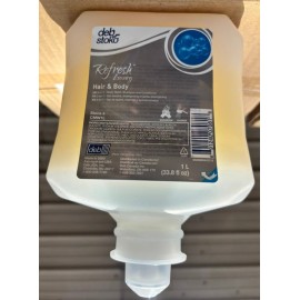 Panache 2 EA DEB STOKO Refresh Luxury Hair & Body Wash 2 EA 1 Liter Cartridges