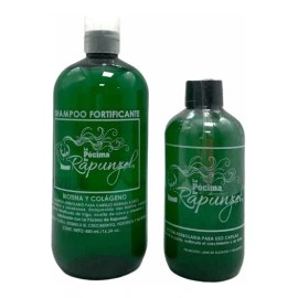 Pócima de Rapunzel. Artesanal y orgánico Kit Shampoo/loción Rapunzel Fortificante Anticaída 480/250ml