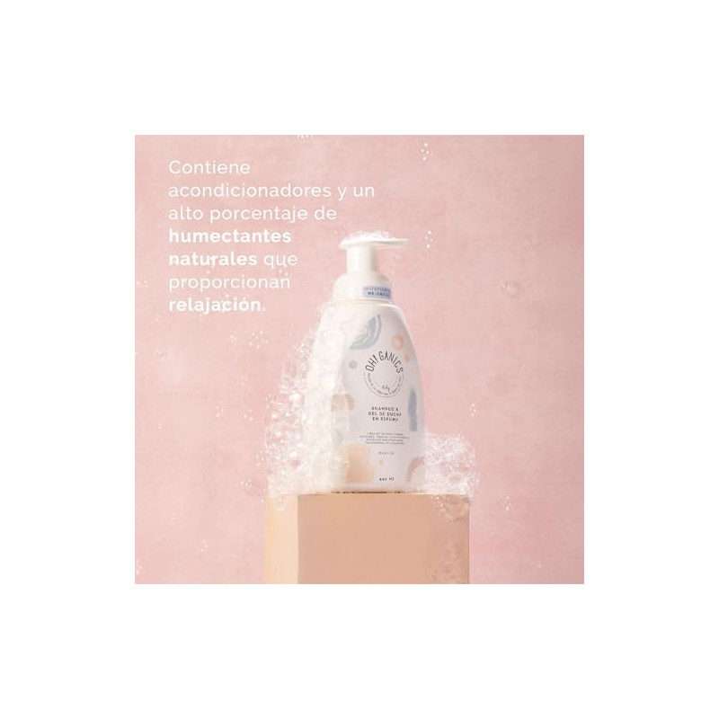 OH! GANICS Pack de Crema Hidratante y Shampoo Gel de