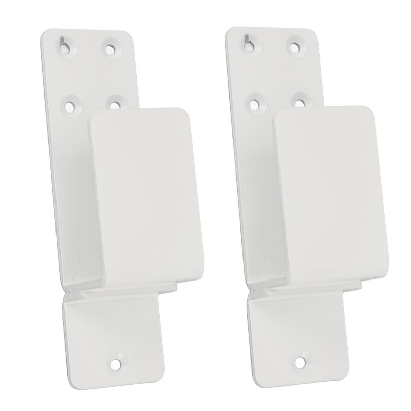 2PCS Door Barricade Brackets Open Bar Holder Carbon Steel Easy