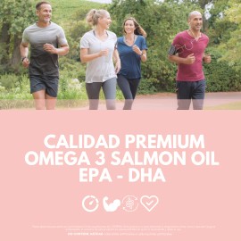 Flairfit® Omega 3, Aceite De Salmón 45 Cápsulas Sfn Sin Sabor