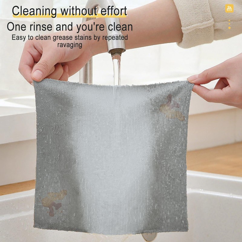 Aipeeo Cleaning Cloths, Pack of 40 Microfibre Cloths, Kitchen Cloths,