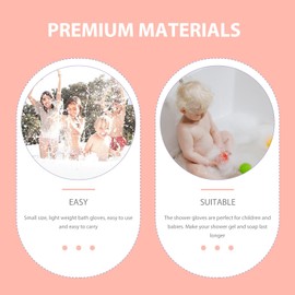 SAFIGLE Premium Children's Bath Gloves and Towels Set: Soft, Absorbent, and Cutely Designed for Toddlers - Time Companion for Kids Including Organic Washcloths and Body Wash Mitts