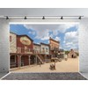 Yeele 10x8ft Western Town Backdrop West Cowboy Background for Photography