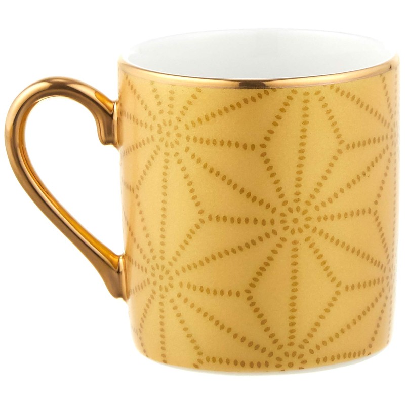 Demi Colle demitasukappu & Saucers (Gold) MT – De –