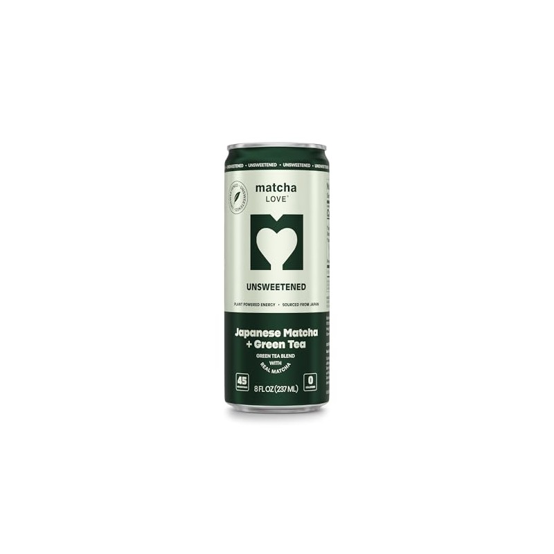 matcha LOVE Unsweetened Matcha + Green Tea - 8 Ounce