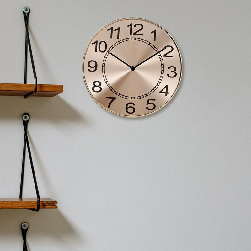 KONTONTY Create Your Own Aluminum DIY Clock Dials Round Roman