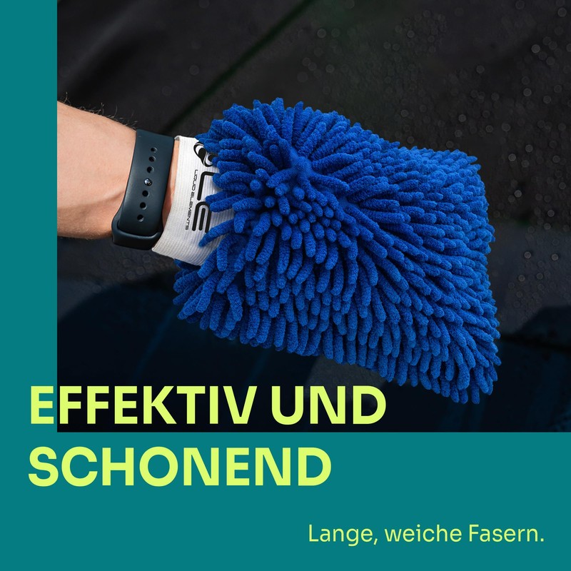 Waschhandschuh Auto Chubby 2.0 - aus weicher Mikrofaser - Saugfähiges