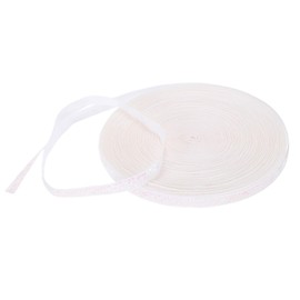 MECCANIXITY Metallic Glitter Velvet Ribbon 3/8" x 25 Yard Single Face Sparkle Ribbon Gift Wrapping with Gold Powder Colorful White