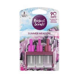 Perfect Scents 3 Scents Air Freshener Refill 6 Pack - Compatible with 3volution Summer Meadow 20ml