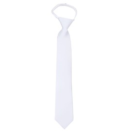 Buy Your Ties ZIP-ADF-4 - Mens Solid Color Zipper Necktie