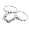 Horse Gag Ring Snaffle Bite Stainless Steel 125mm Loose Oval