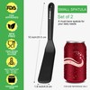 Anaeat Silicone Thin Spatula Set of 2 - Mini Brownie