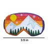 PatchClub Ski Snowboard Goggles Patch, 3.5 inches, Winter Mountain Sports