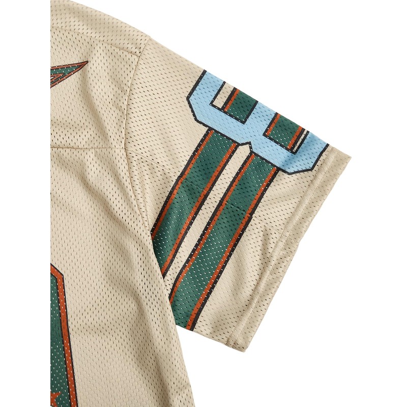SOLY HUX Mens Jersey Y2k Baggy Shirts Graphic Tees Oversized