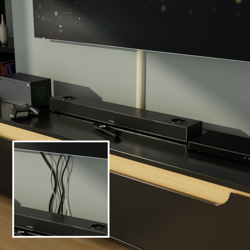 D-Line TV Wire Hider, Half Round Cord Cover for Wall