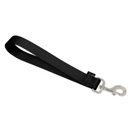 LupinePet Basics 1" Black Leashes for Medium and Larger Dogs