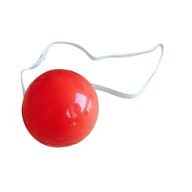 TOYANDONA 5pcs Red Circus Clown Nose Bulk Christmas Costume Party Supplies Flashing Clown Nose for Halloween Christmas