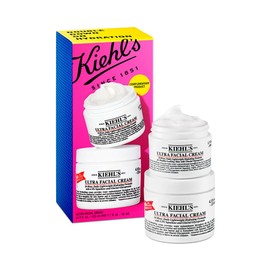 Kiehl's Christmas, Set de Regalo Home & Away For The Holidays, Ultra Facial Cream 125 ml + Ultra Facial Cream 50 ml, Hidrata Profundamente tu Piel