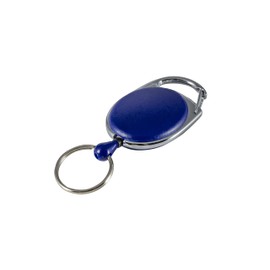 5 x JOJO Blue Belt Clip Key Ring ID Card Holder Card ID Yo-Yo Key Ring Retractable Cord Holder Belt Clip Band Clip