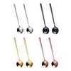 8-Piece Small Round Coffee Spoon, Mini Espresso Spoon, Mini Spoon,