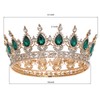 FORSEVEN Queen Crown Rhinestone Wedding Crowns and Tiaras for Women