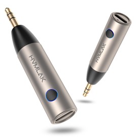 HVMLAK Aux Bluetooth Adapter Auto, Bluetooth 5.3 Empfänger [Stabile Verbindung] für Autoradio Heim-Stereo Musik und Freisprechanrufe, Bluetooth Adapter Aux 3,5mm Klinke, CD Sound, [1 Stück]…