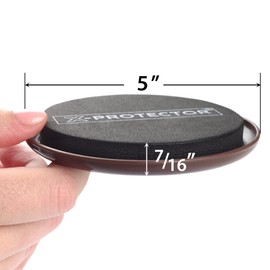 Furniture Sliders X-PROTECTOR - 4+4 Pack 5” - Multi-Surface Furniture Sliders for Carpet & Hard Floors - 4 Furniture Movers for Carpeted Floors and 4 Hardwood Socks - Move Your Furniture Easily!
