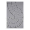 Noch 60710 6.6 cm Wide Country Road Grey Curve Landscape