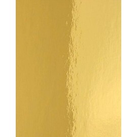 Hygloss Products Mirror Board Sheets - Reflective, Shiny Poster Board – 8-1/2 x 11 Inches, Gold, 5 Pack (28314)