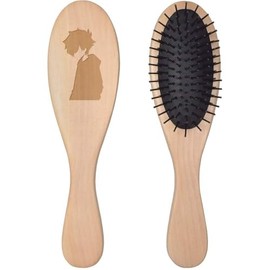 'Minimalist Emo Boy' Wooden Hairbrush (HA00053260)