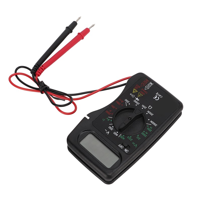 Digital Multimeter Multi Tests Rubber Protective Case Small Portable Auto
