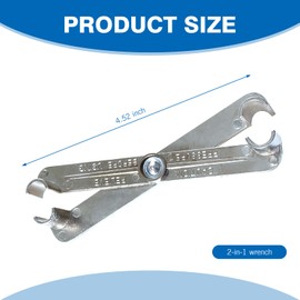 Ferianl Fuel Line Disconnect Tool, 3/8 Inch and 5/16 Inch Fuel Filter Removal Tool, Multi-Purpose Scissor Gas Line Wrench, Fittings Use on Oil, Heater, and A/C Pipeline Service, Universal for Most Car