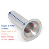 #32 Stainless Steel 2 Inch Meat Bag Filling Tube for