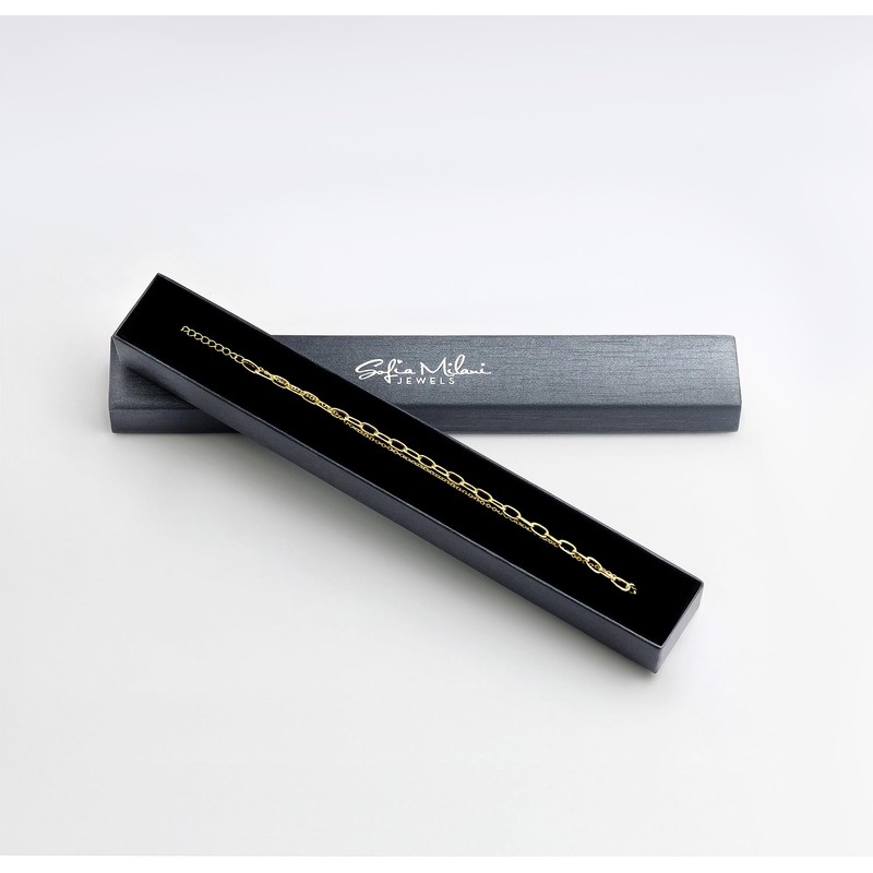 Sofia Milani - Women's Bracelet 925 Silver - Layer Design,