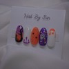 [Halloween] Halloween party nails - Short Oval / [할로윈] 할로윈파티