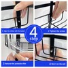 Over the Shower Head Caddy No Drilling black shower caddy
