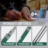 Nezyo 4 Pieces Welder Pencil with 60 Pieces Round Refills