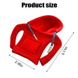 Unifizz Car Shift Gear Cover, Fashionable Sweater Hoodie Auto Knob CoverUniversal Fit Automotive Knob Protector, Car Interior Decor Accessories