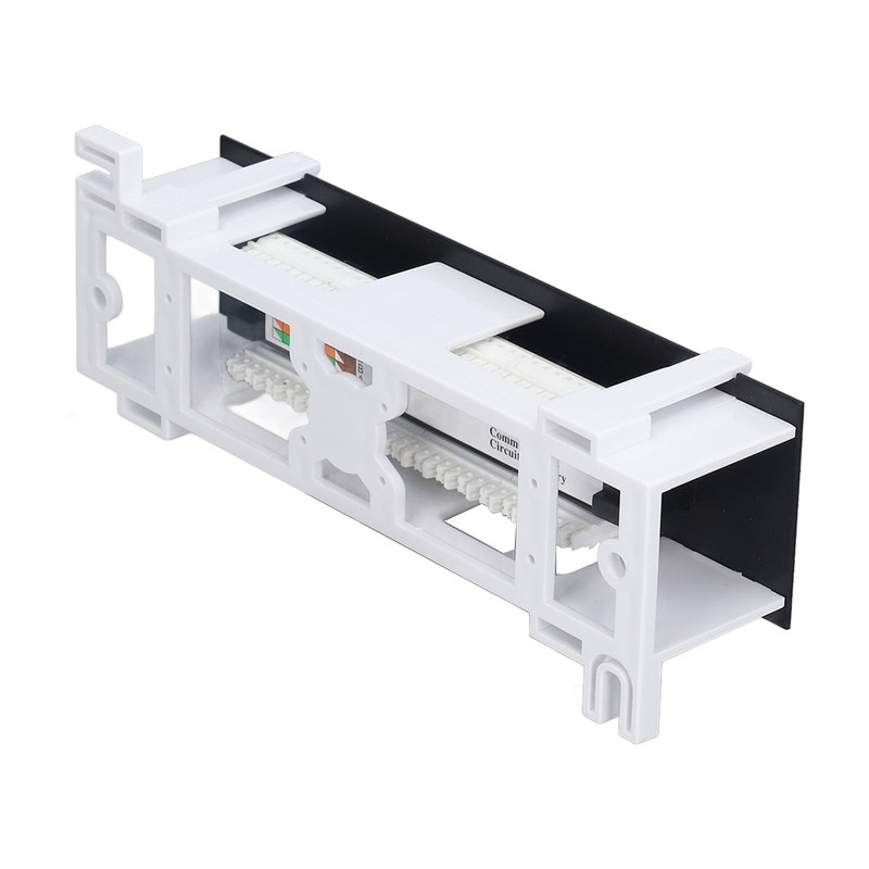 Patch Panel 8 Ports CAT6 Network Cable Rackmount 568A/B RJ45