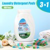 Heigble 160 Count Laundry Detergent Pods Bulk 3-in-1 Laundry Detergent