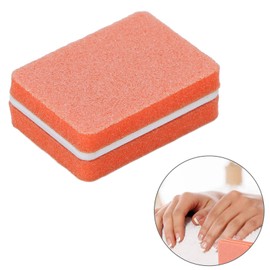 30 Stück Nagelfeilenblock, Schleifpuffer, Polierfeile, Nagelkunst-Spitzen-Werkzeug, Finger-Maniküre-Pediküre-Werkzeug für den Heim- und Salongebrauch, Nagelkunst-DIY (ORANGE)