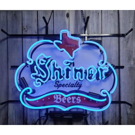 Neon Signs for Wall Decor Shiner Beer Sign Handmade Real Glass Tube Light Home Bar Man Cave Pub Store Restaurant Dcor Artwork Inch Neon Tubing