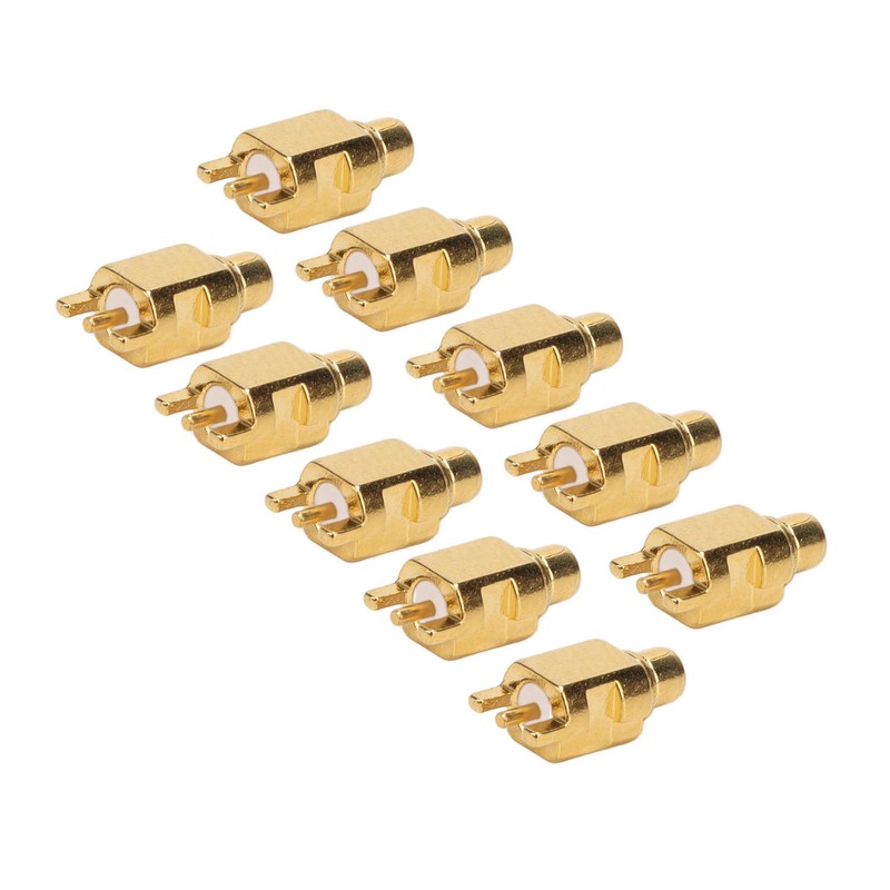 10Pcs MMCX JE Connector Solder 3 Pin for PCB Earphone